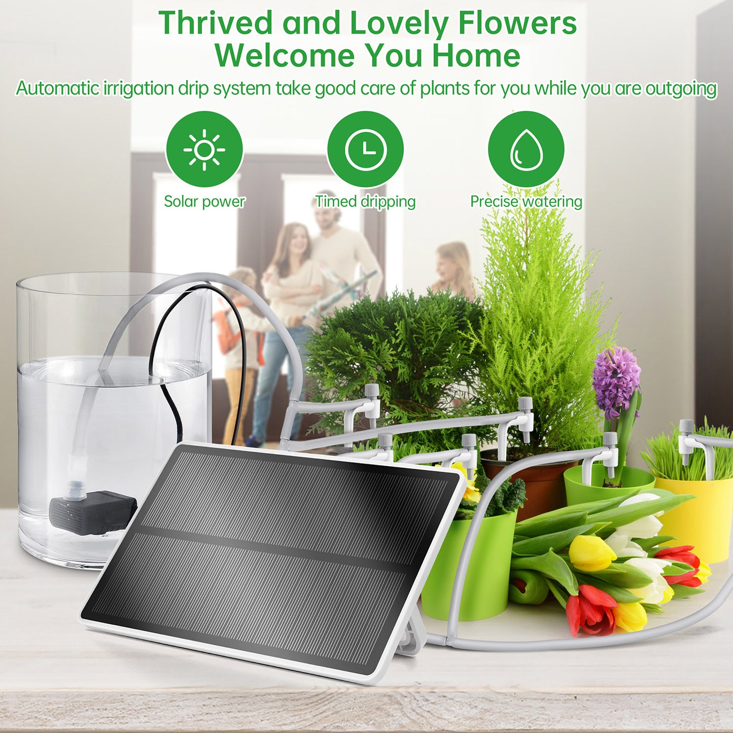 Hydroponics Smart Grow Garden--GX-Hydro-Solar