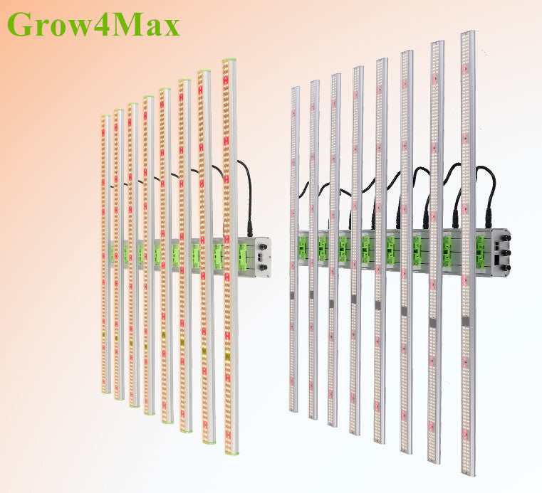 AmberGro 3 Channels LED Grow Lights 800-1000w Knob Dimmer+RJ14